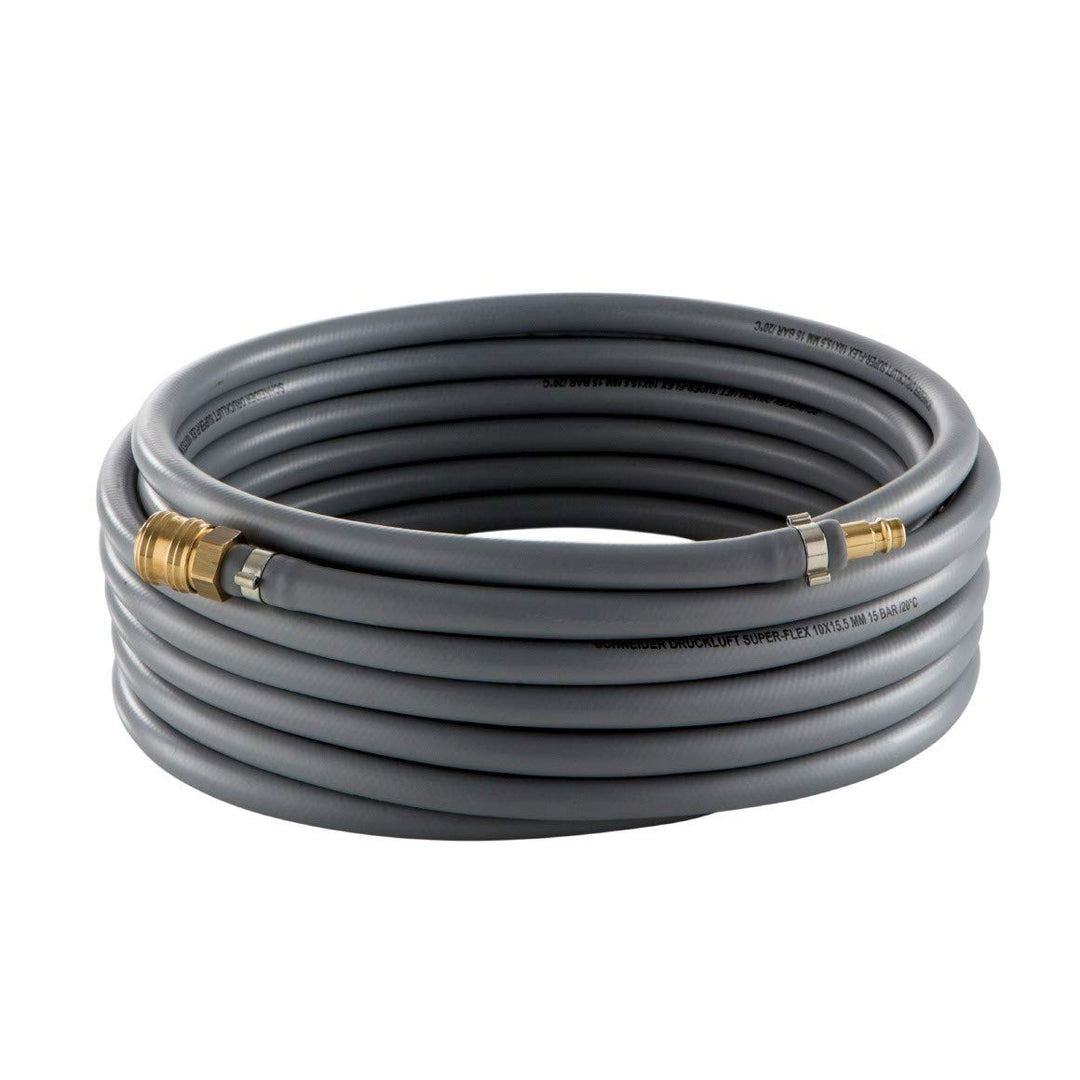 Schneider D730031 Druckluftschlauch 10 x 2.75 mm, 10 m, grau