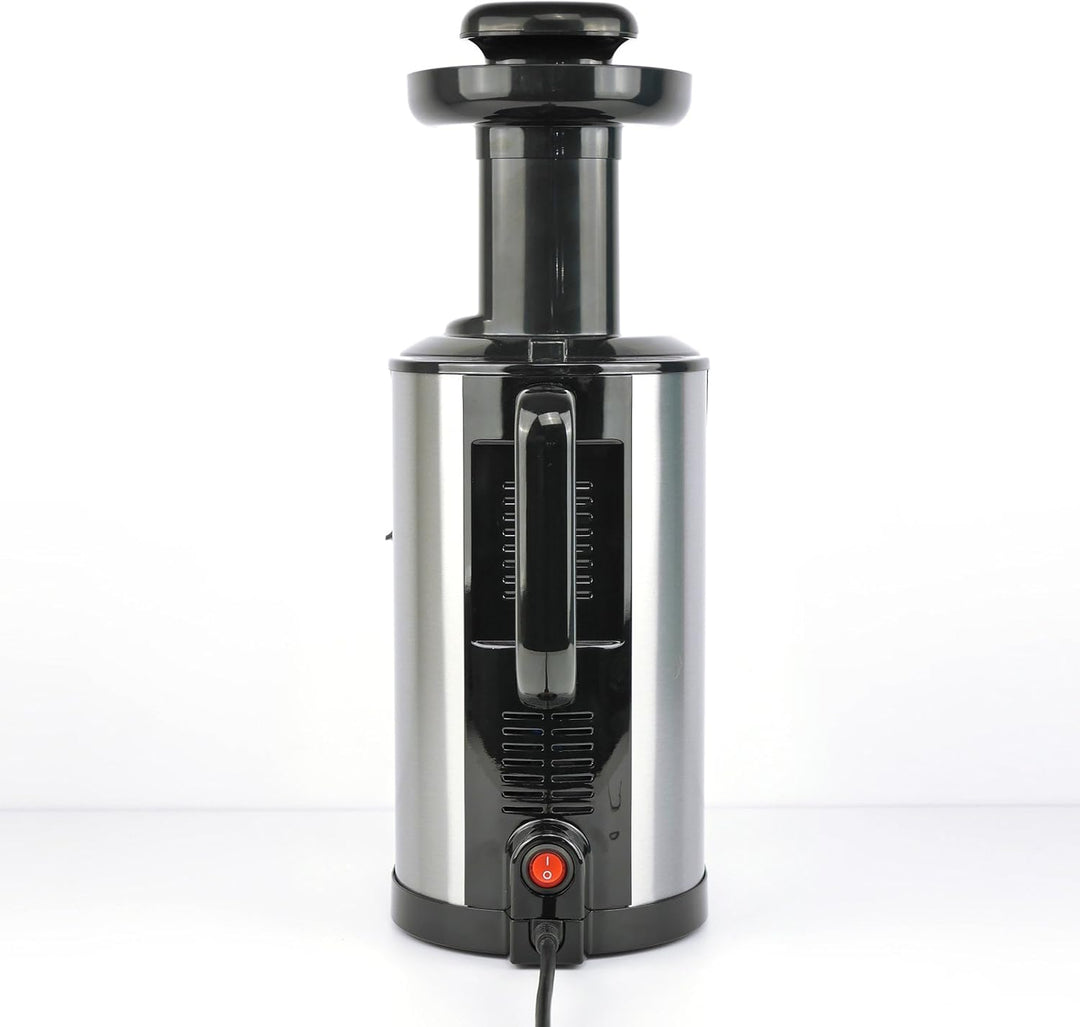 VASNER Entsafter Edelstahl Saftpresse Obstpresse für Säfte aus Obst und Gemüse Slow Juicer