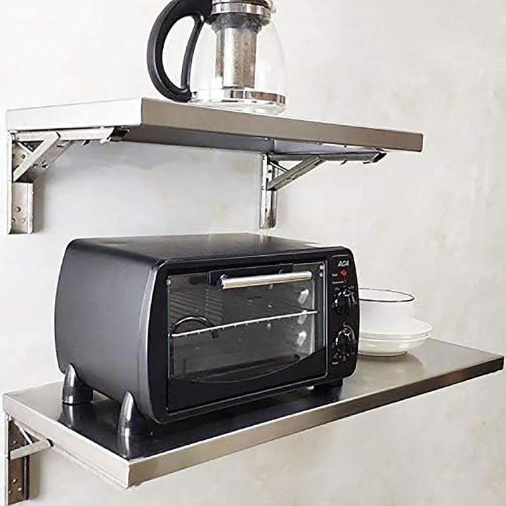 SARKEY Klappbarer Wandtisch, Wandklapptisch Aus Rostfreier Stahl,Wandklapptisch Wand Montierter Klap