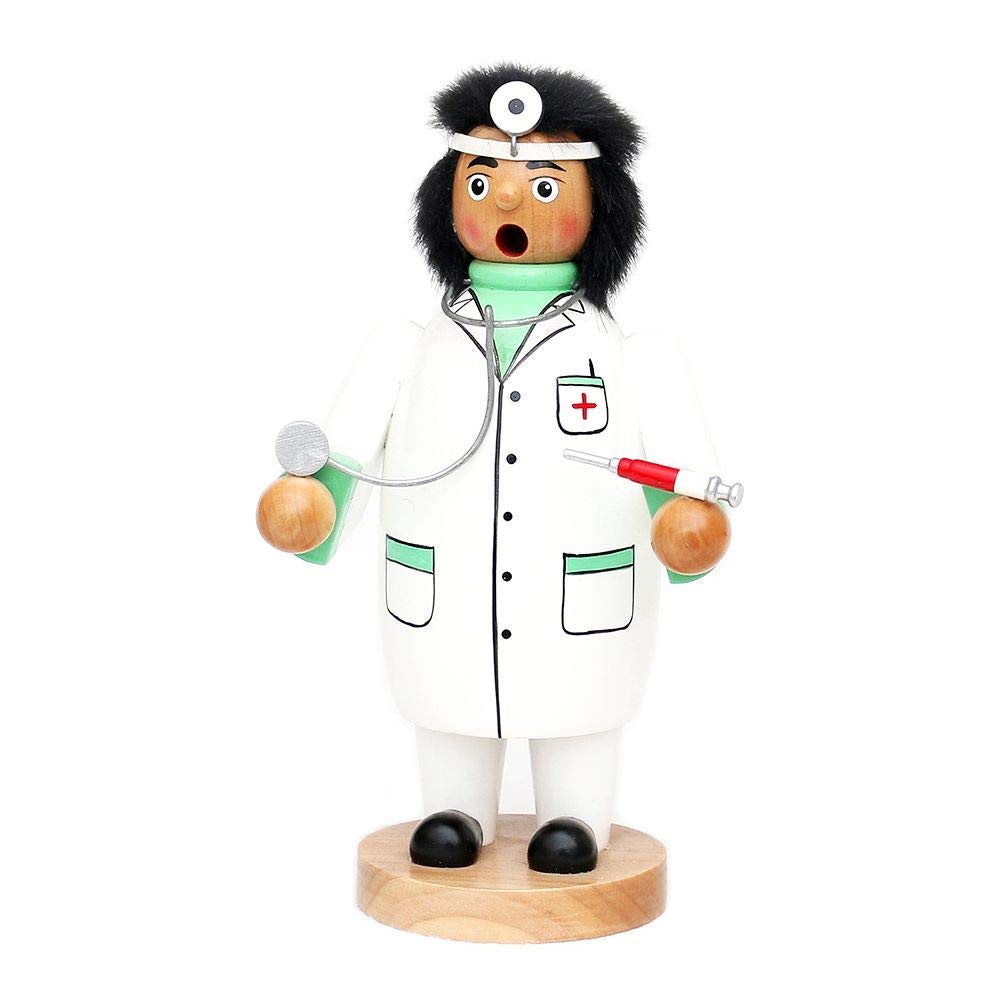 Wichtelstube-Kollektion Räuchermännchen Räuchermann Arzt Räucherfigur 20cm