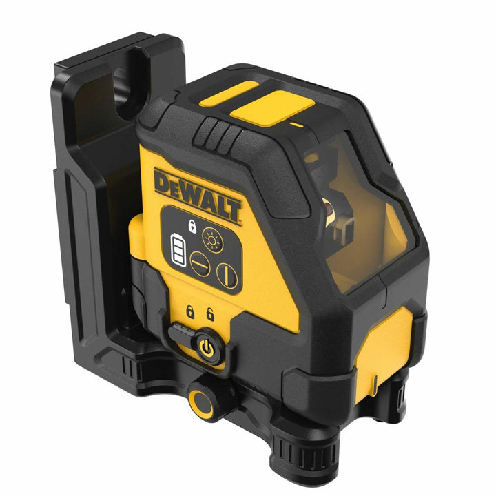 DEWALT Kompakter Linienlaser mit roter Laserdiode (integriertem Li-Ionen-Akku, USB-C Anschluss, POWE