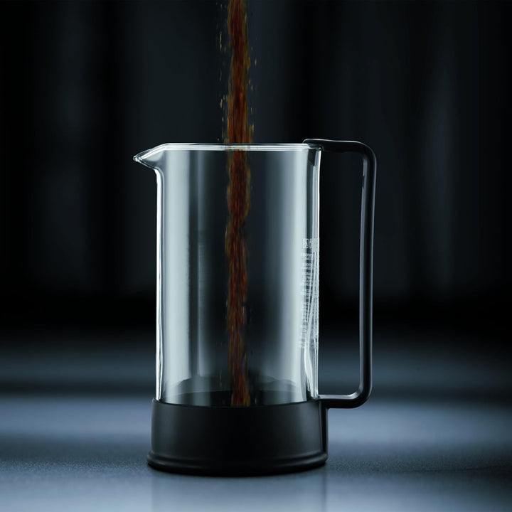 Bodum 1543-01 BRAZIL Kaffeebereiter (French Press System, Permanent Edelstahl-Filter, 0,35 liters) s