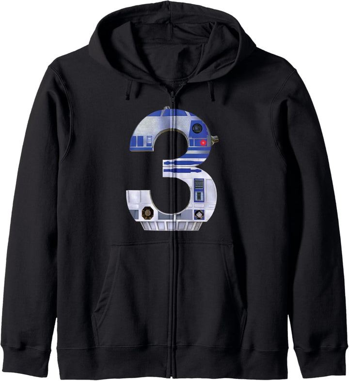 Star Wars R2-D2 Droid Third Birthday Kapuzenjacke