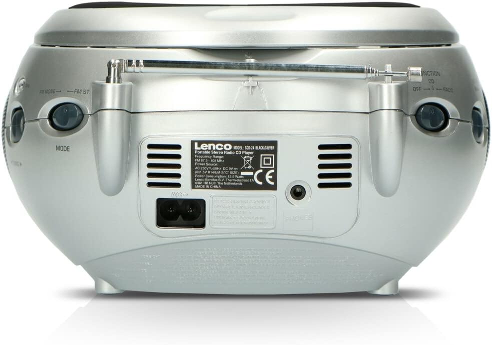 Lenco scd-27 BK schwarz/weiss