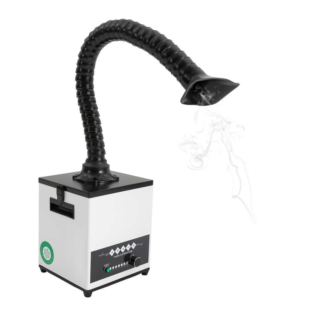 Lötrauchabsorber Lötrauchabsaugung 100W 0-225 m³/h Tragbares Schweissen Mobiler Rauchabzug mit 3-Stu