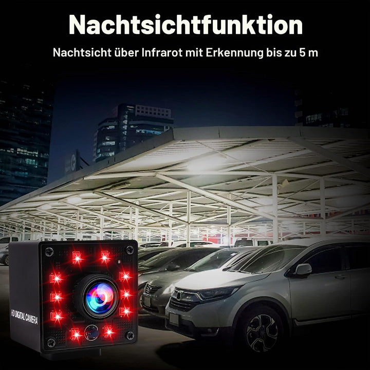 ELP USB Kamera 1080P Weitwinkel 170Grad Fisheye Webcam Full HD Nachtsicht Infrarot PC 100fps/60fps V