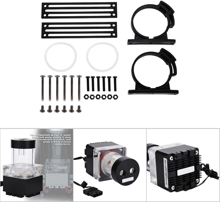 Lazmin 800L/H Computer CPU Wasserkühlung Wasserpumpe, 4 Meter Pumpenkopf Schnelle Wärmeableitung Com