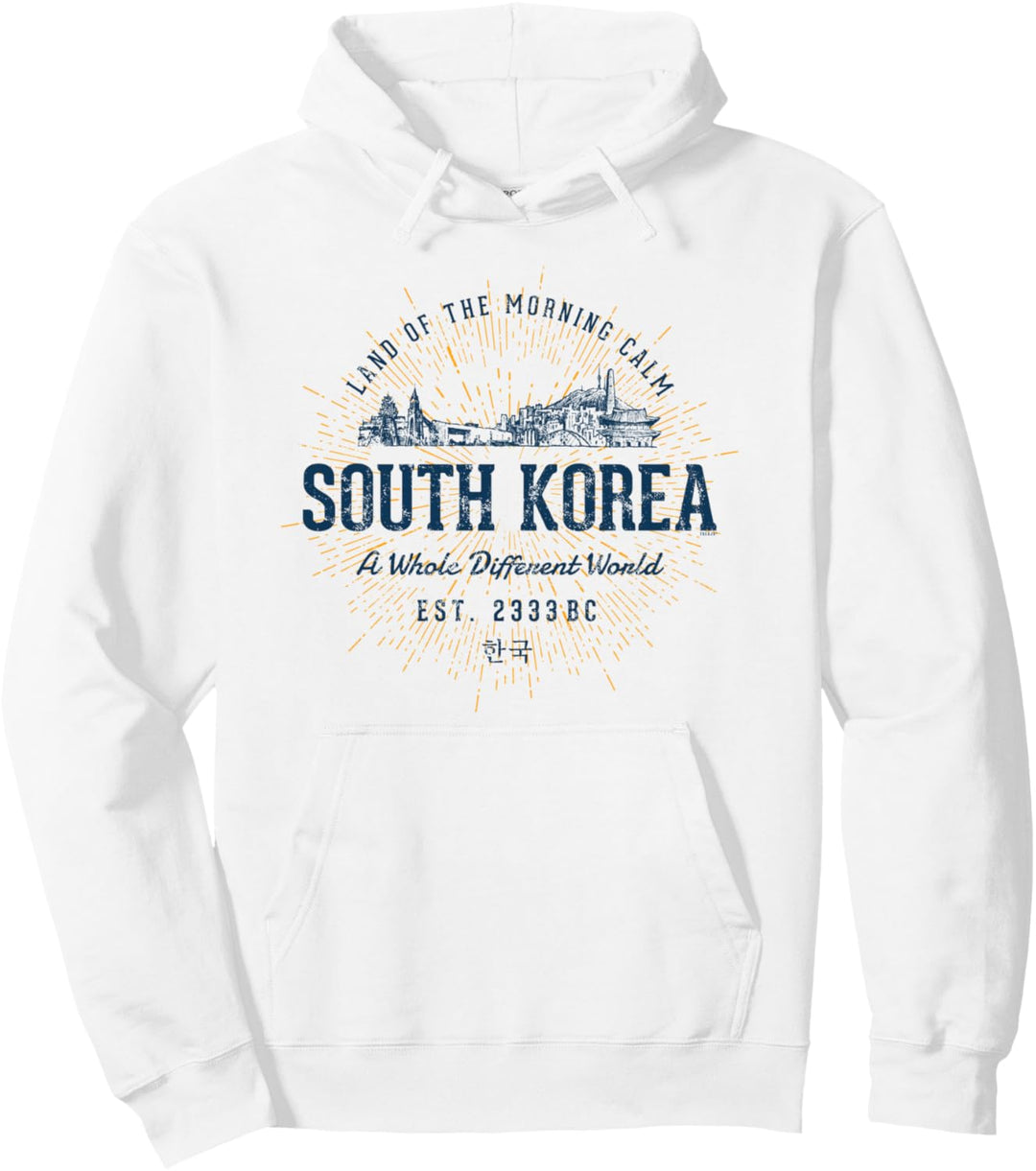 South Korea Retro Stil Vintage Südkorea Pullover Hoodie