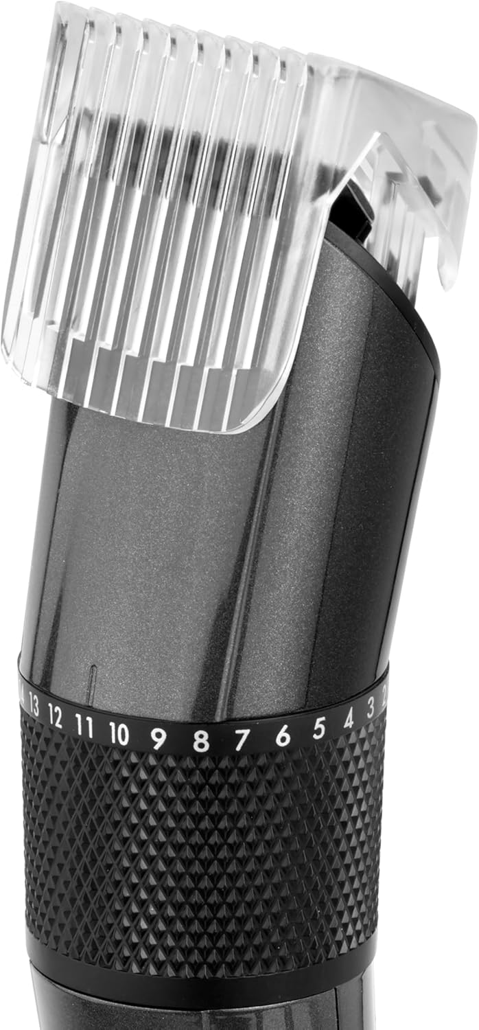 BaByliss Men Carbon Titanium Akku Haarschneider für Kopf- und Barthaare 26 Schnittlängen 0, 5mm-25mm