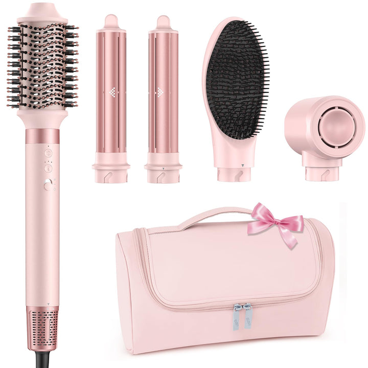 MESCOMB 5 in 1 Hairstyler und Ionen Haartrockner, mit Auto-Lockenaufsatz, Keine Hitzeschäden, Schnel