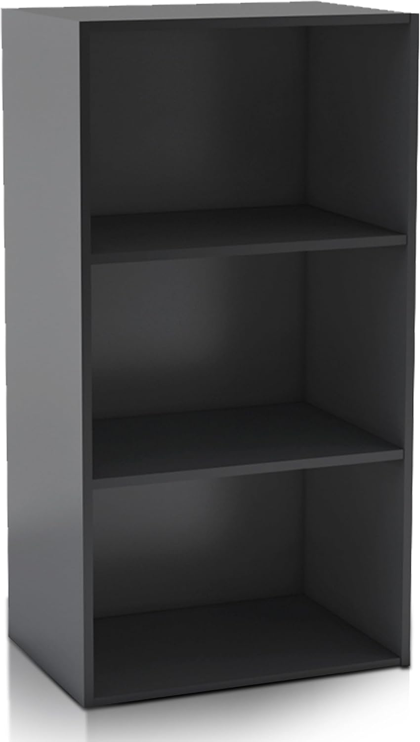 habeig Tube Bücherregal Standregal 3 Fächer Belastung Regalboden 30kg Standregal (80 x 42,5 x 29,5 c