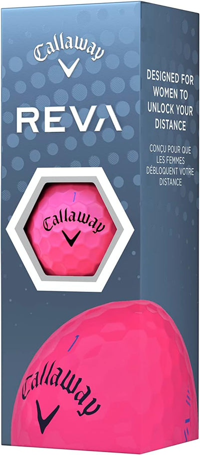 Callaway REVA Golfbälle 2023 Rosa, Rosa