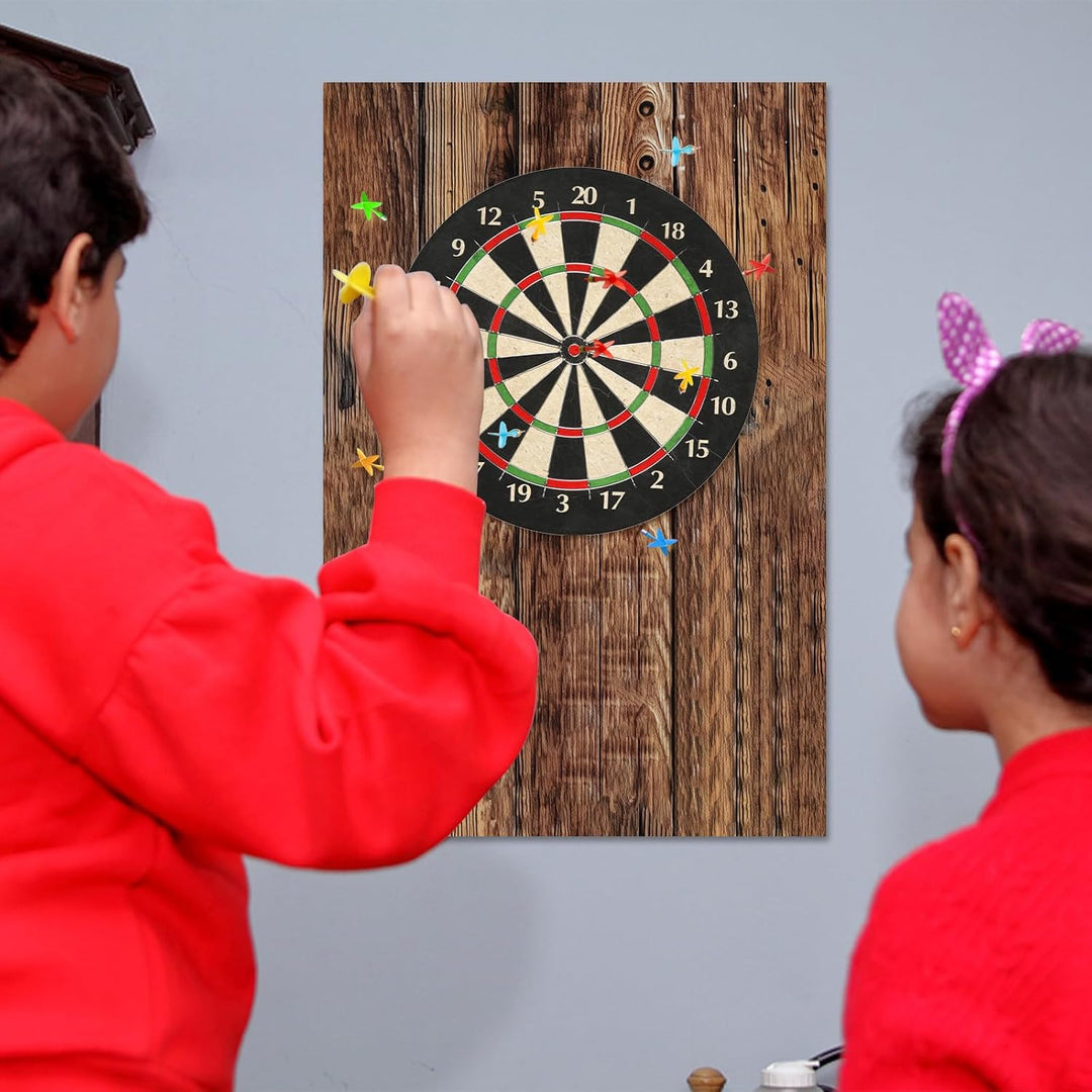 KEAGAN Holzmaserung Dartscheibe Wandschutz Dartscheibe Surround Wandschutz Filz Dartscheibe Wandschu