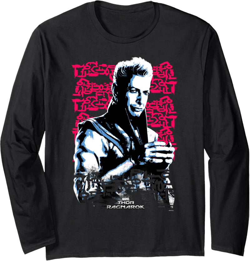 Marvel Thor: Ragnarok Grandmaster Dark Portrait Langarmshirt