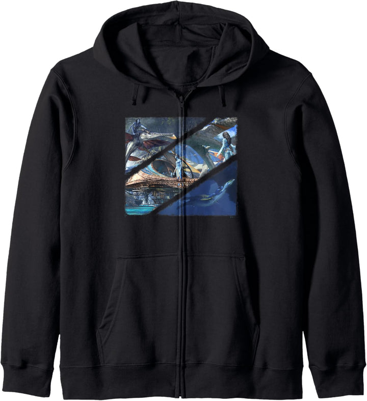 Art of Avatar Collection: Art of Avatar Collage Kapuzenjacke