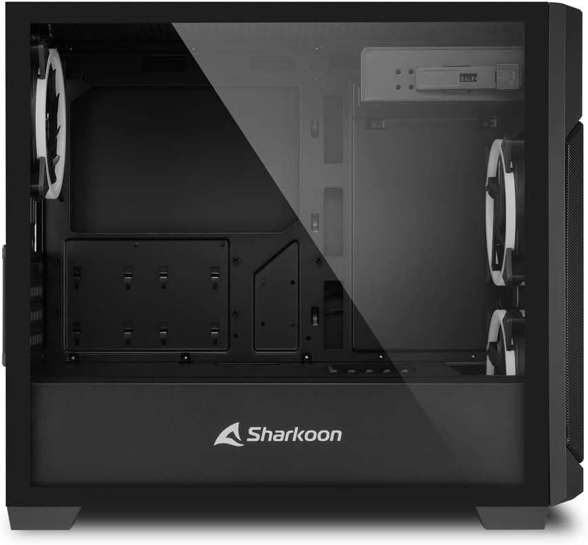 Sharkoon V1000 RGB, mATX Gaming PC Gehäuse Classic