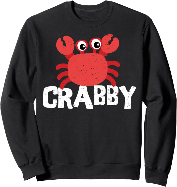 Funny Meeresfrüchte: Crabby - Krabbe Sweatshirt