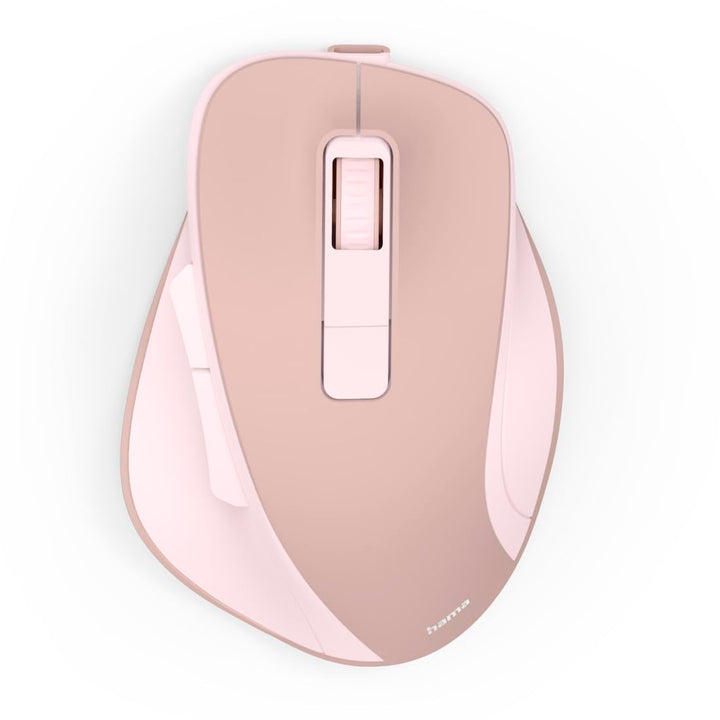 Hama Maus kabellos, wiederaufladbar (optische Funkmaus ohne Klickgeräusch, mit Akku, ergonomische Fo