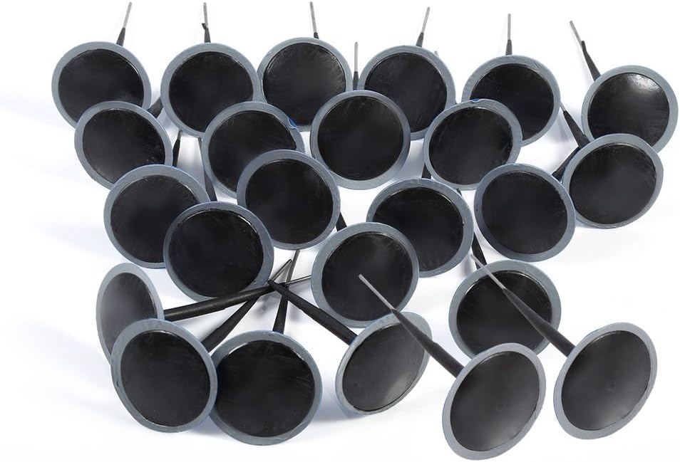 VGEBY Auto Reifen Flicken Kleber, Reifenreparaturset Reifen Flicken Auto Pilz Nagel Kit Plug Patch (