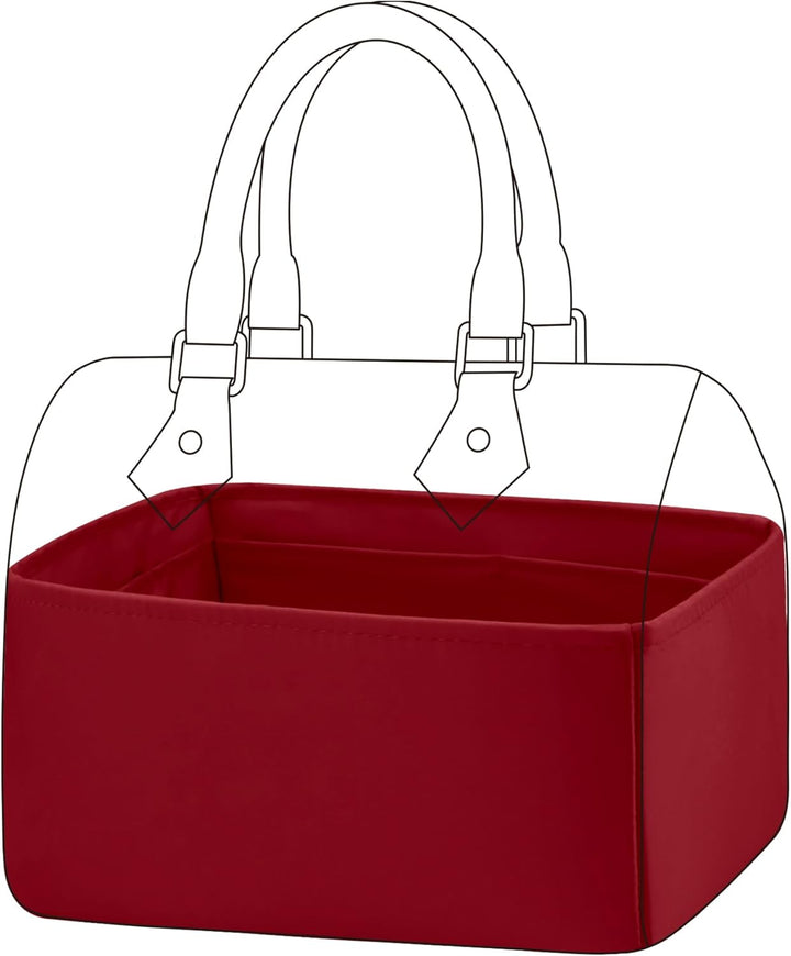 DGAZ Handtaschen Organizer Einsatz, Seide Handtaschenorganisator für LV Speedy Nano/20/25/30/35/40/4