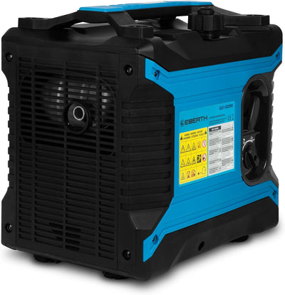 EBERTH 2000 Watt Inverter Stromerzeuger leise, Notstromaggregat mit 3 PS Benzinmotor, 4-Takt, Stromg