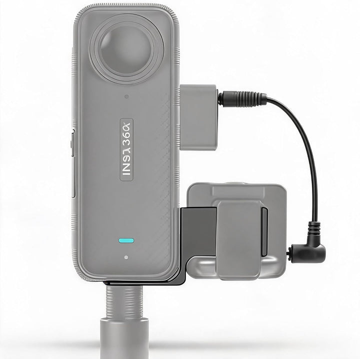 Unsichtbare Mikrofonhalterung für Insta 360 X4 X3 X2 Zubehör, Externer Mikrofonhalter, Mikrofonerwei