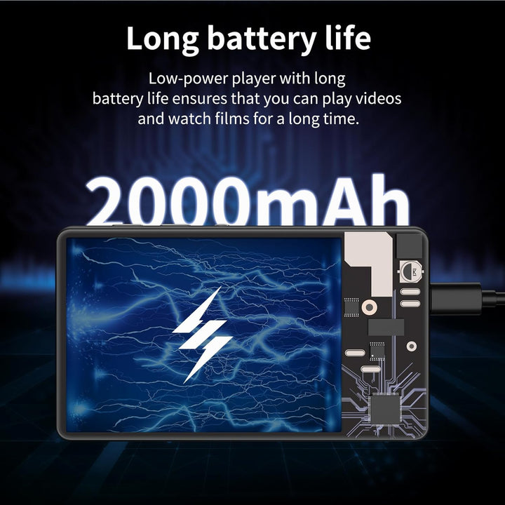 80GB MP3 Player with Bluetooth and WiFi, SWOFY 4.0 Inch Touchscreen MP3 MP4 Player, Portable Stereo,