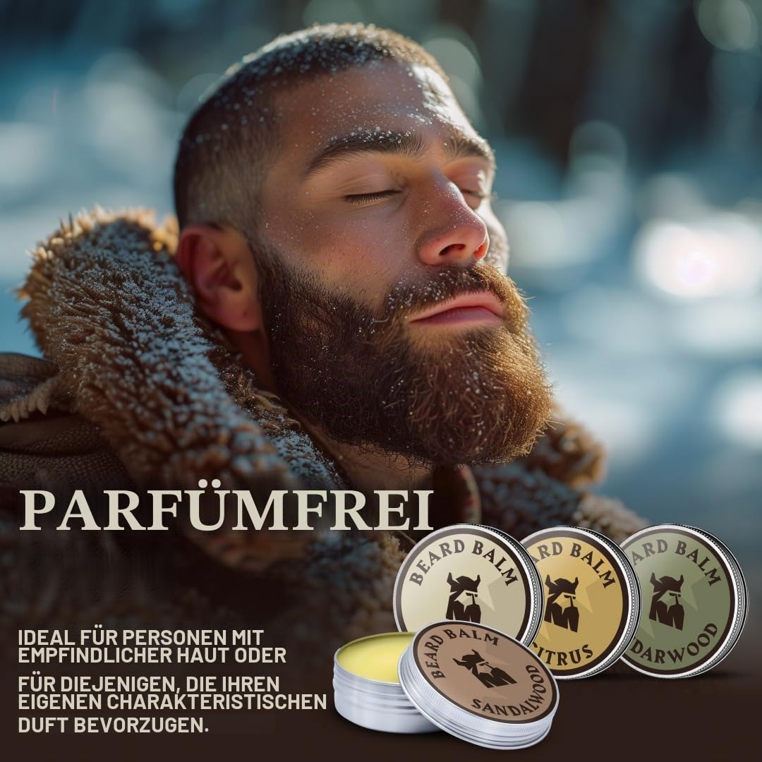 AOVSHEY Bartöl 60ML Beard Oil Bartwuchsöl, Bartwuchsmittel für einen kräftigen Bart, für die Pflege