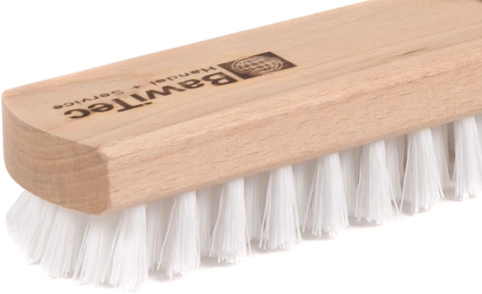 BawiTec XXL Schrubber 40cm 4-Loch-Wechselsystem mit Stiel Bodenschrubber Schrubberbesen Scheuerbürst