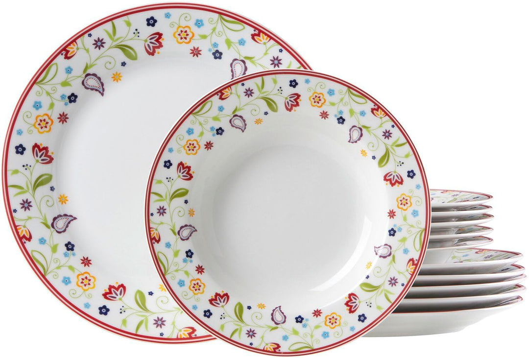 Ritzenhoff & Breker Tafelservice Doppio Shanti, 12-teilig, Tafelservice