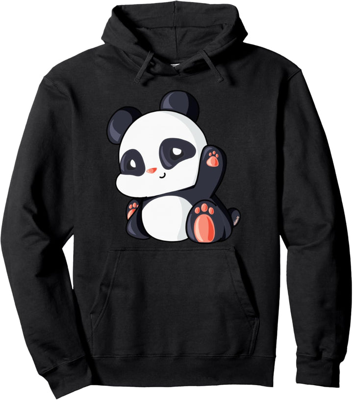 Süsser Panda Geschenk Idee Pandabär Mädchen Panda Pullover Hoodie