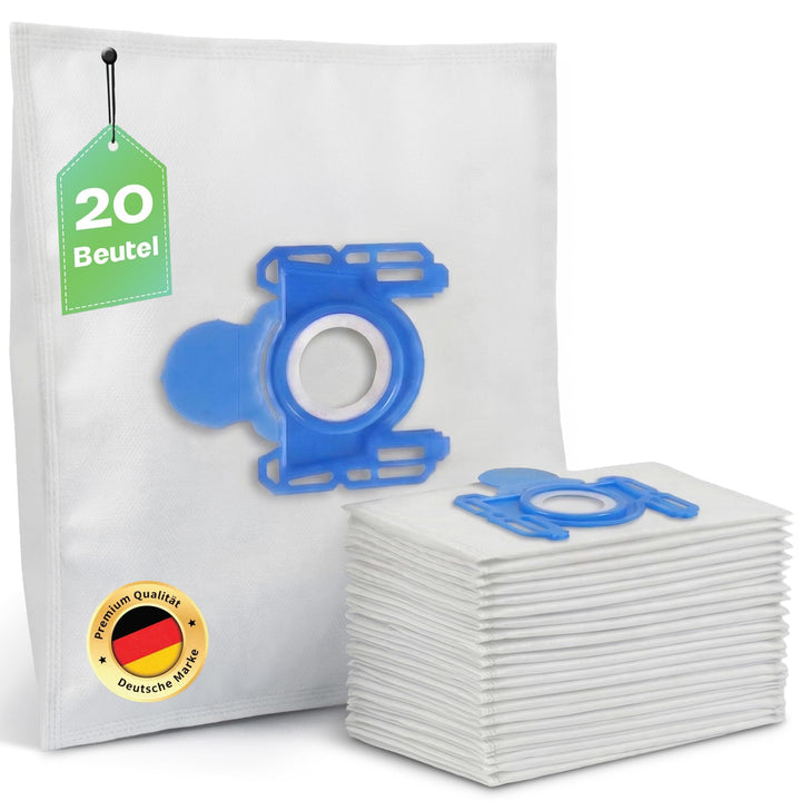20 Staubsaugerbeutel als Alternative für Swirl Staubbeutel A07, passend für viele AEG, Electrolux, P