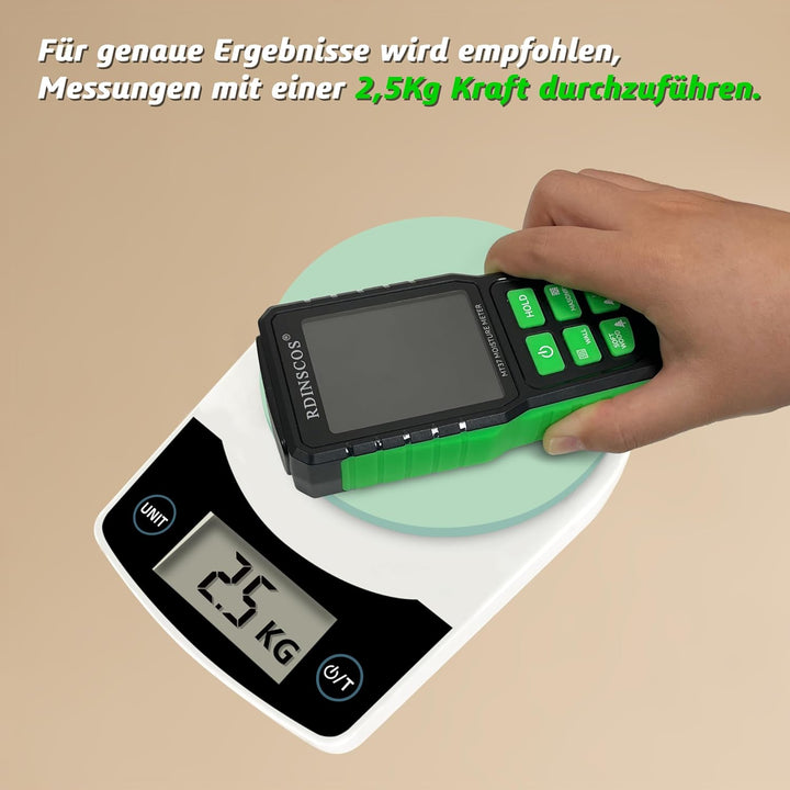 Feuchtigkeitsmessgerät Wiederaufladbarkeit Holzfeuchtemessgerät mit Farb-LCD Wandfeuchtemessgerät Ma