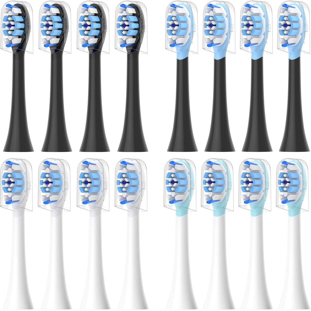 16er Ersatzbürsten Kompatibel mit Philips Sonicare Elektrische Zahnbürste,Bürstenköpfe Zahnbürstenau