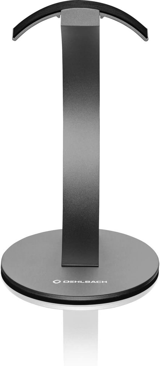 Oehlbach Alu Style - Hochwertiger Kopfhörerständer Aluminium eloxiert - Materialschonende Aufbewahru