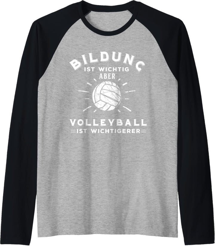 Beach Volleyball Volleyballspieler - Volleyballer Raglan
