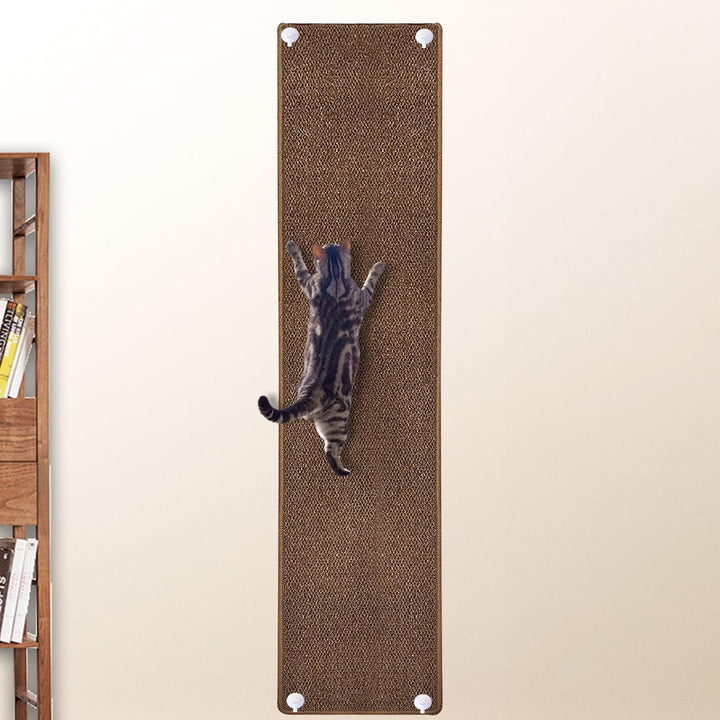 Rainmae Kratzmatte für Katzen, 180,1 x 39,9 cm, verdickt, extra gross, Wandmontage, Sisal-Kratzmatte