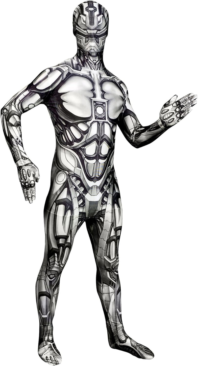 Morphsuits Roboter Kostüm für Erwachsene, Monster Verkleidung, Halloween und Karneval - L L Roboter,