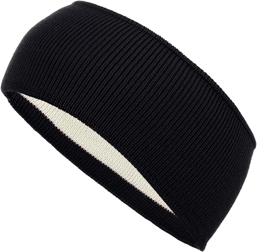 modAS Unisex Stirnband Winter Headband - Kopfband für Damen und Herren Ohrenwärmer aus Wolle One Siz