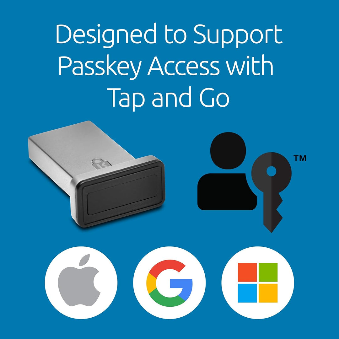 Kensington VeriMark™ IT Fingerabdruck-Schlüssel – FIDO2/WebAuth, Windows Hello™ & Windows Hello for