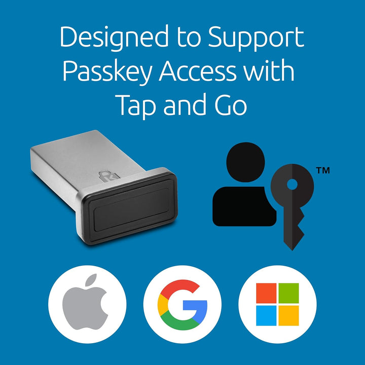 Kensington VeriMark™ IT Fingerabdruck-Schlüssel – FIDO2/WebAuth, Windows Hello™ & Windows Hello for