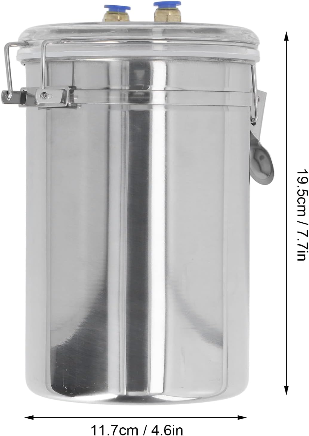 Haushaltsmelkmaschine, Edelstahlflasche, einfache Steuerung, 2000 ml, manuelle Melkmaschine für zu H