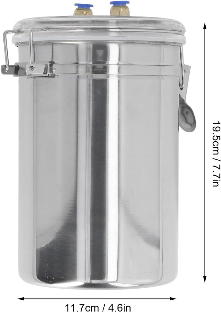 Ziegenmelkmaschine, Manuelle Melkmaschine mit 2 L Edelstahlflasche, Mühelose Steuerung, Tragbares Zi