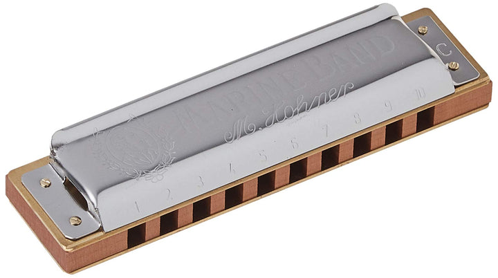 Hohner 1896BX-C Marine Band in C, Chrome, 10 Single, Single