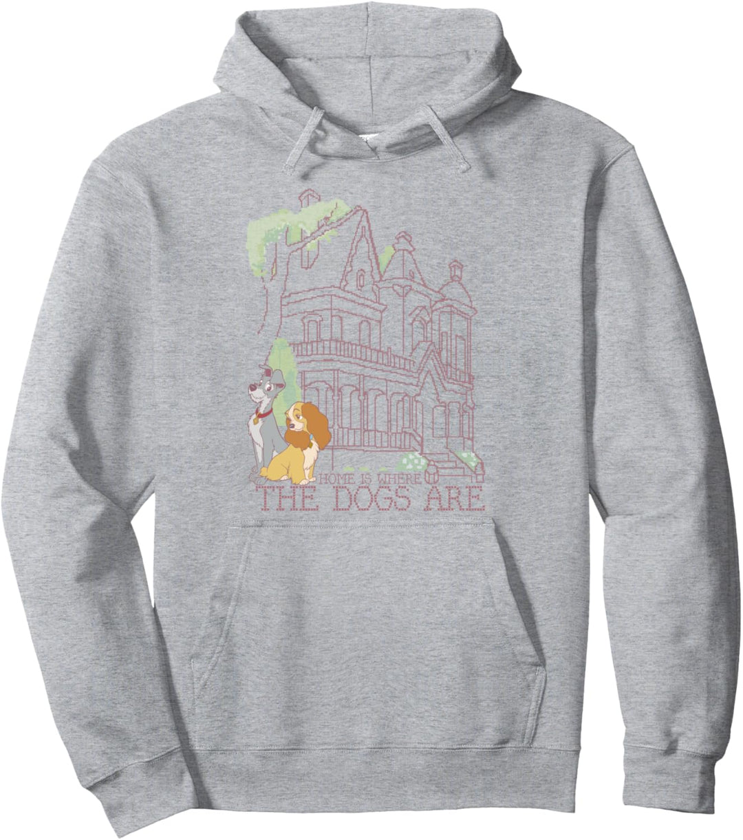 Disney Lady And The Tramp Home Is Where The Dogs Are Pullover Hoodie