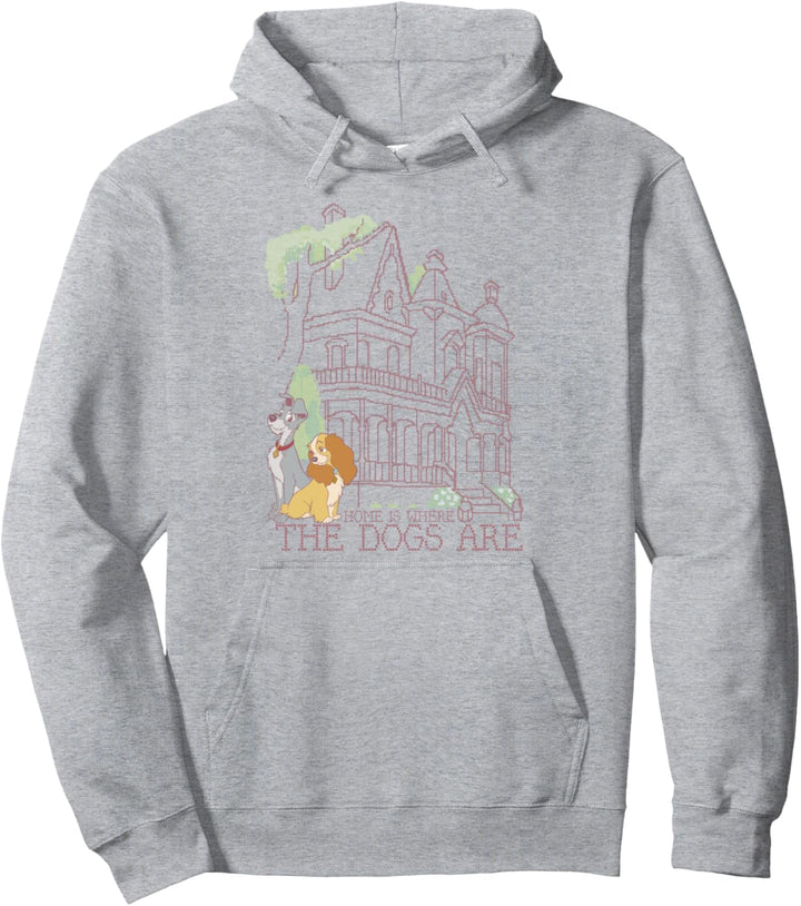 Disney Lady And The Tramp Home Is Where The Dogs Are Pullover Hoodie