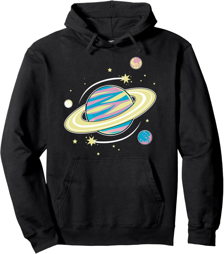 Transgender Trans LGBTQI+ Planet Space FTM MTF Design Pullover Hoodie