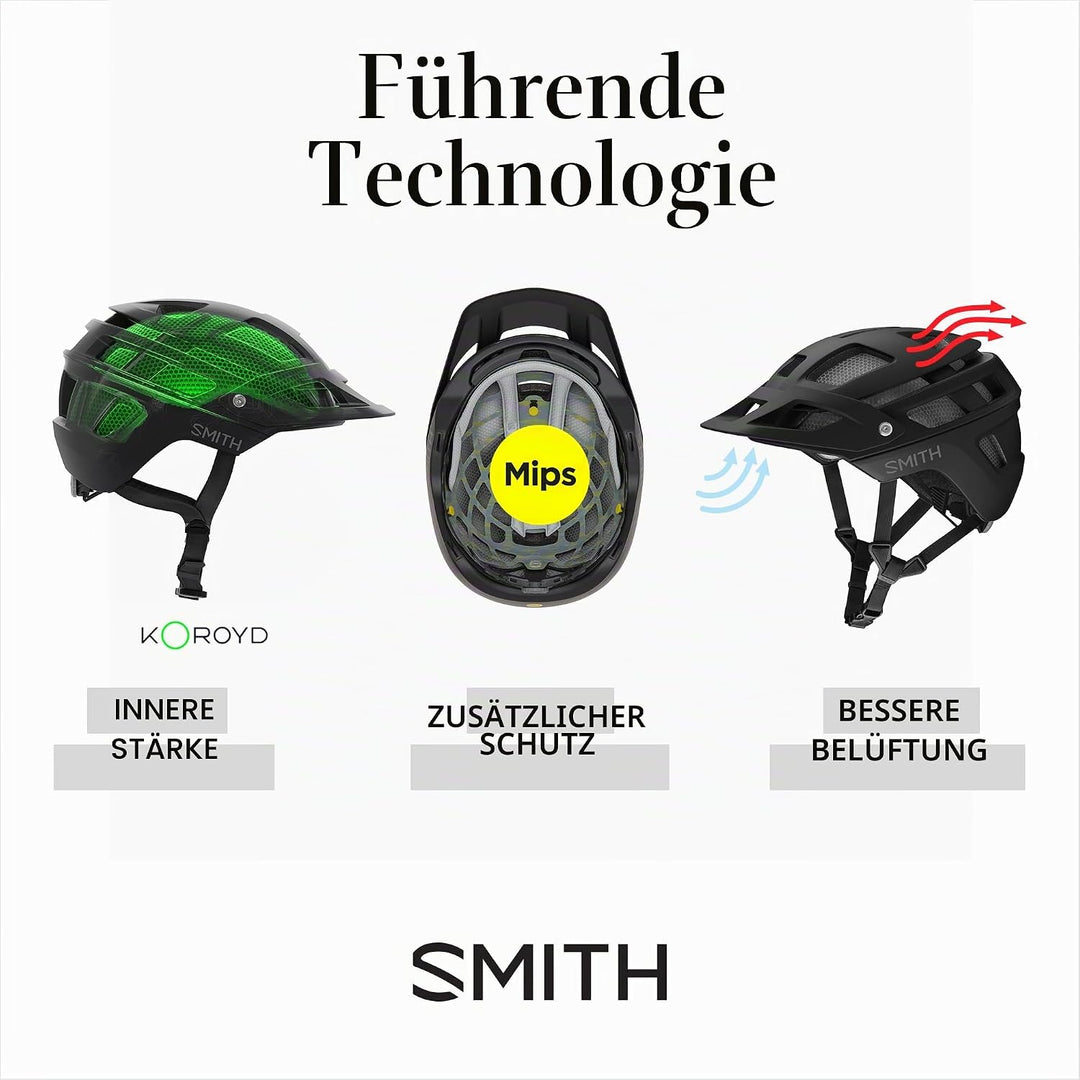 Smith Unisex – Erwachsene Engage MIPS Helme XL Mattschwarz., XL Mattschwarz.