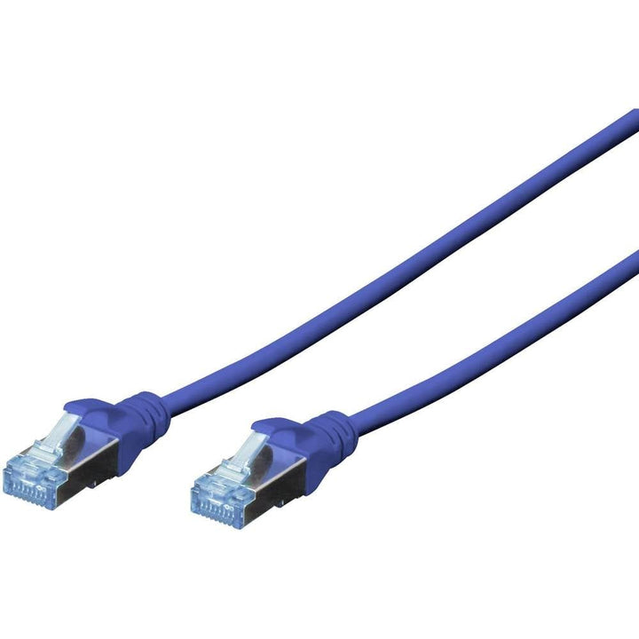 DIGITUS LAN Kabel Cat 5e - 0,5m - CCA Netzwerkkabel Mit RJ45 - SF/UTP Geschirmt - Kompatibel zu Cat6