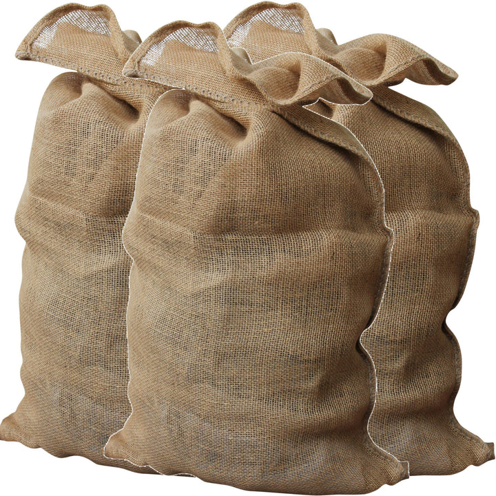 GardenMate 3X Jutesack Premium 135 cm x 65 cm aus 340gsm Jute, 3